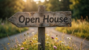 Directional Open House Sign