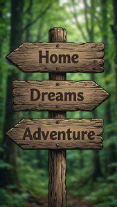 Directional Sign Post