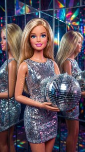 Disco Ball Reflection Barbie