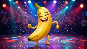 Disco Banana Emoji