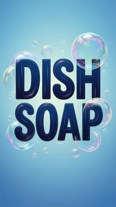Dish Soap Typography