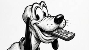 Disney Pluto Sketch