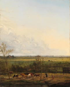 Distant View of the Meadows at ’s-Graveland