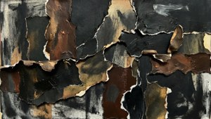 Distressed Abstract Collage