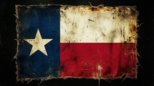 Distressed Texas Flag