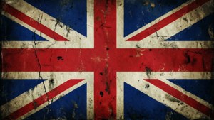 Distressed Union Jack Grunge