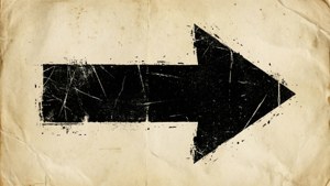 Distressed Vintage Arrow
