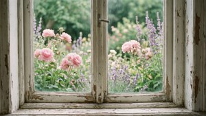 Distressed Window View
