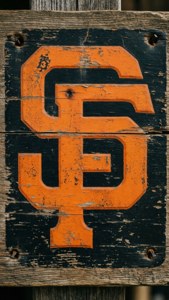 Distressed Wooden Sign