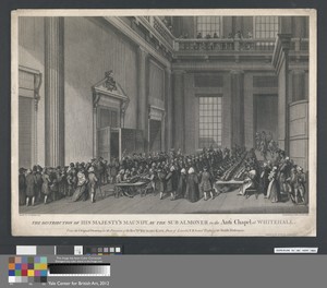Distribution of His Majesty's Maundy Ante Chapel at Whitehall