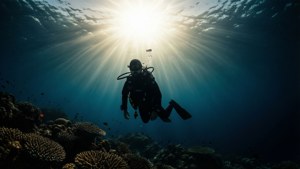 Diver's Silhouette