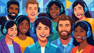Diverse Zoom Team