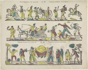 Divertissemens du carnaval / Vastenavondsche vermaken / Convoi funèbre de carnaval / Vastenavondsche lykstatie