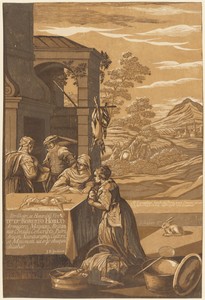Dives and Lazarus (Left Panel)