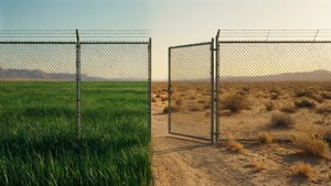 Divided by a Fence
