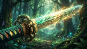 Divine Blade in the Forest