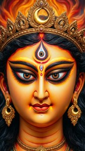 Divine Face of Durga
