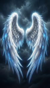 Divine Glowing Wings