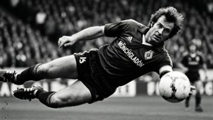Diving Header B&W