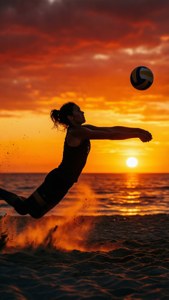 Diving Silhouette