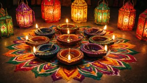 Diwali Lights and Lanterns