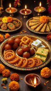 Diwali Sweet Thali