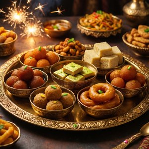 Diwali Sweet Thali