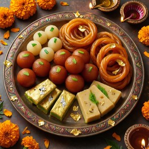 Diwali Sweets Platter