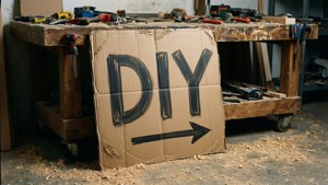 DIY Workshop Sign
