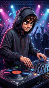 DJ Tom Spinning