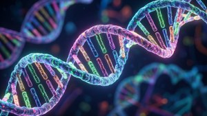 DNA Helix Abstract