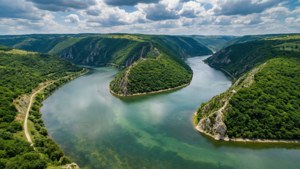 Dniester River Aerial