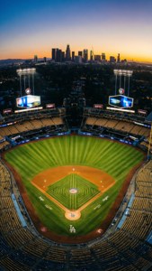 Dodger Stadium at Dusk
