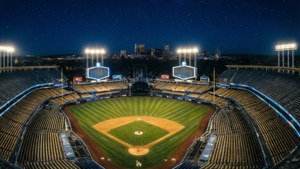 Dodger Stadium Night