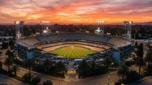 Dodger Stadium Sunset