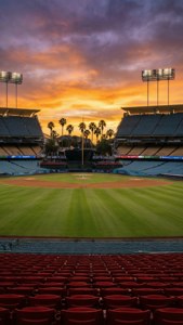 Dodger Stadium Sunset