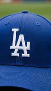 Dodgers Cap Close-Up