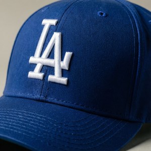 Dodgers Cap Close-Up