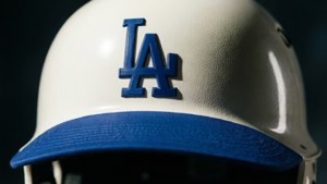 Dodgers Helmet Close-Up