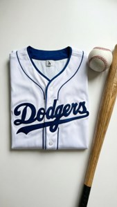 Dodgers Jersey Flat Lay