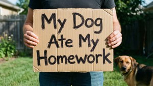 Dog Ate Homework Excuse