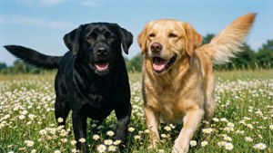 Dog Besties in Field