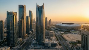 Doha Skyline Sunset