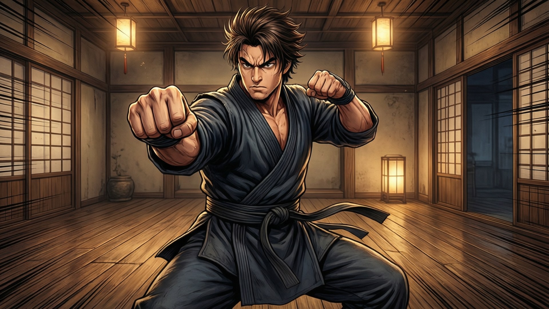 Dojo Warrior by Wallpapers.art Studio