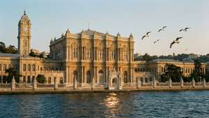 Dolmabahçe Palace Golden Hour