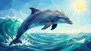 Dolphin Wave Poly