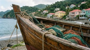 Dominica Fishing Village