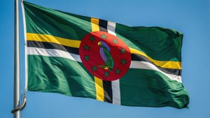 Dominica Flag Waving