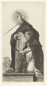 Dominicaanse heiligen Albertus Magnus en Thomas van Aquino