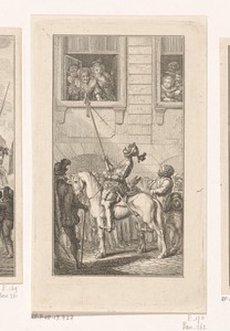 Don Quichot na afloop van een toernooi